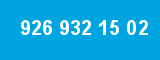 926 932 15 02 926 932 15 02